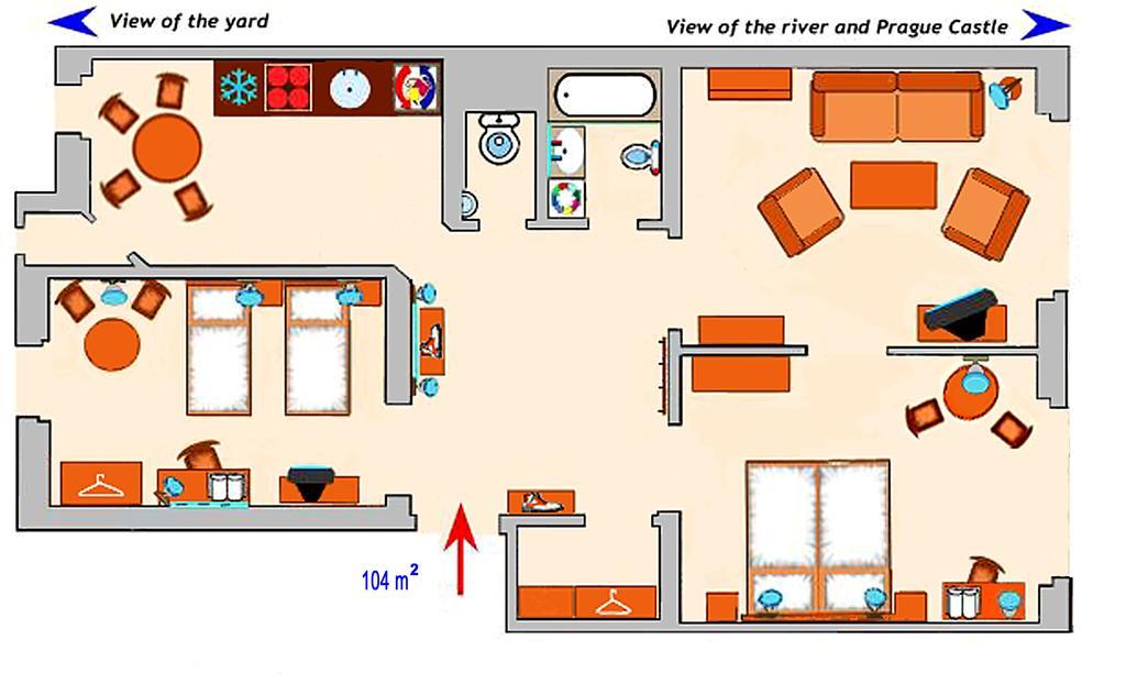 פראג Hotel & Residence Royal Standard חדר תמונה