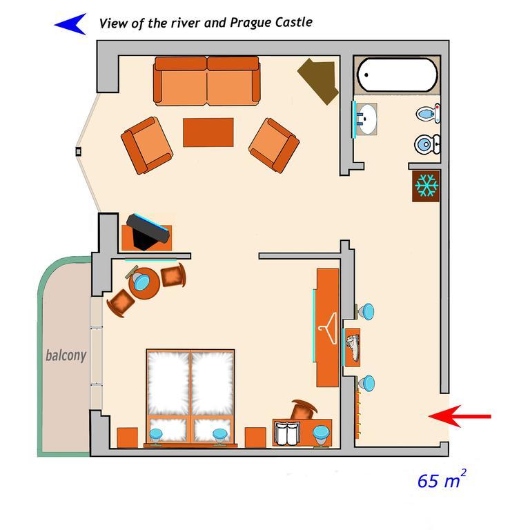 פראג Hotel & Residence Royal Standard חדר תמונה